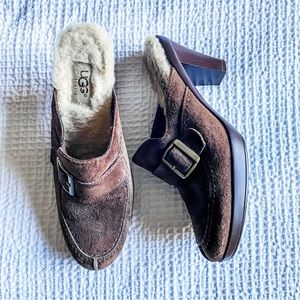 Ugg Isabella Suede Backless Mule Clogs